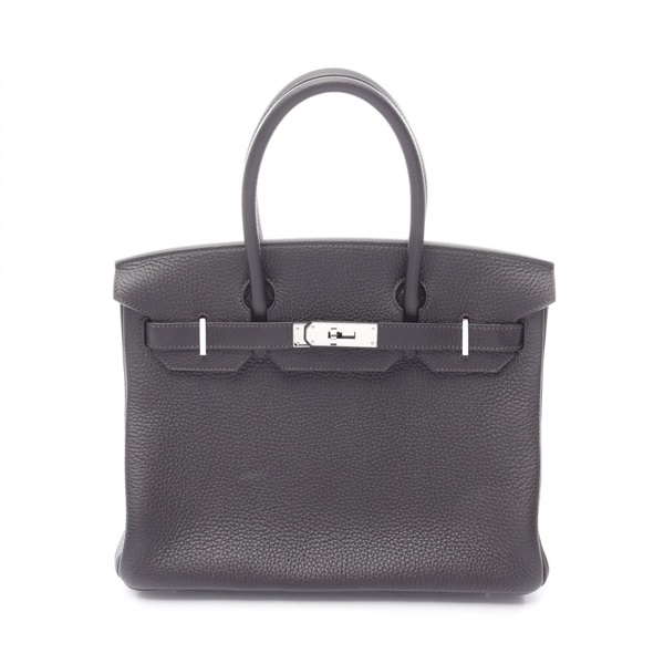 エルメス バーキン30 ブルーノワール ハンドバッグ バッグ レディース