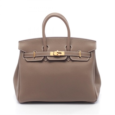 エルメス バーキン25 エトゥープ ハンドバッグ バッグ レディース