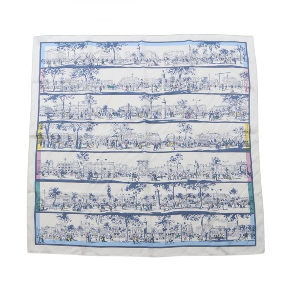 エルメス カレ70 A L'OMBRE DES BOULEVARDS スカーフ 衣料品 レディース