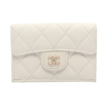 シャネル クラシック スモール フラップ ウォレット マトラッセ 三つ折り財布 財布 レディース AP0230