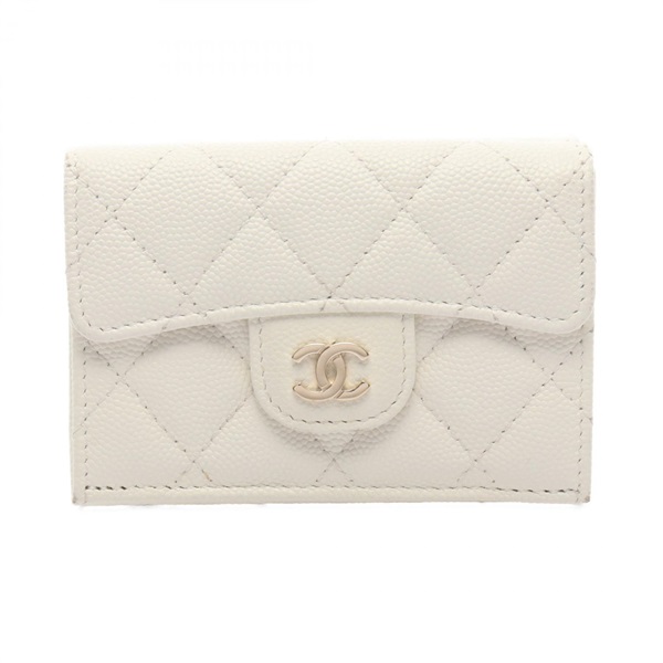 シャネル クラシック スモール フラップ ウォレット マトラッセ 三つ折り財布 財布 レディース AP0230