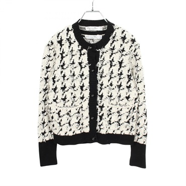 ディオール 千鳥格子 ノースリーブニット アンサンブル カーディガン 衣料品 トップス レディース