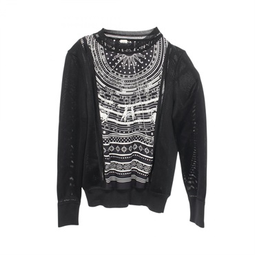 エルメス Astrology アストロジー 切替 ニット 衣料品 トップス レディース