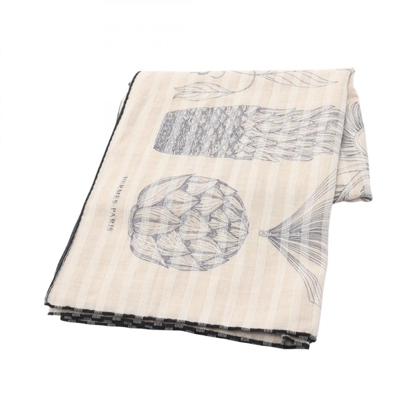 エルメス カレジェアン カレ140 INDEX PALMARUM スカーフ 衣料品 レディース