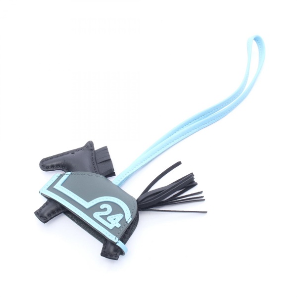 エルメス ロデオPM ロベオクール ヴェールマングローブ セレステ チャーム アクセサリー レディース