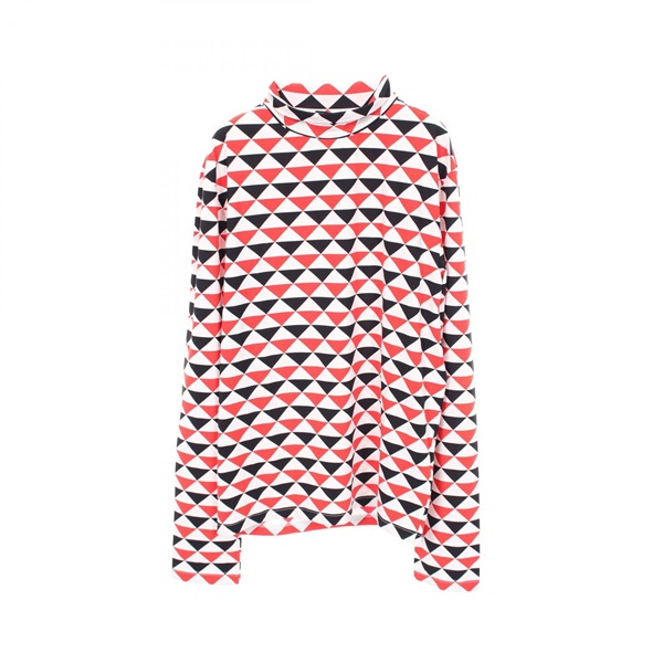 プラダ ジオメトリック ストレッチ カットソー 衣料品 トップス メンズ UJL188