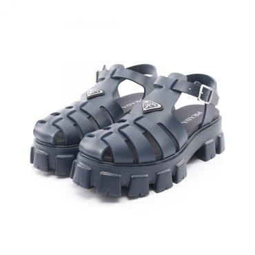 プラダ モノリス 三角プレート サンダル 靴 メンズ