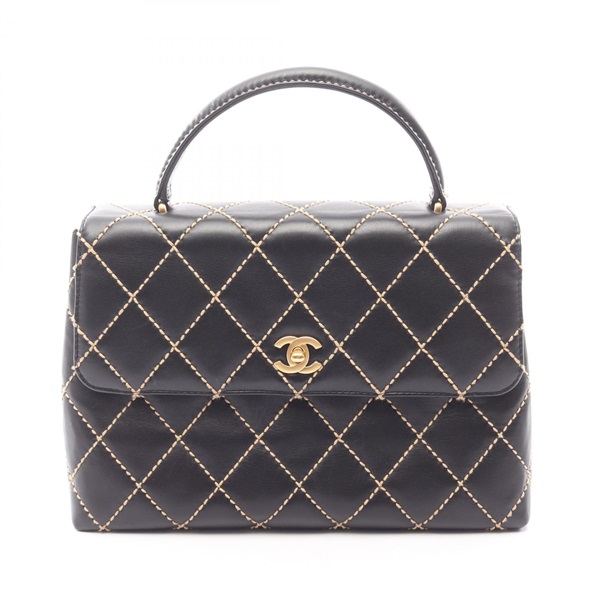シャネル(CHANEL)シャネル ワイルドステッチ トップハンドル 