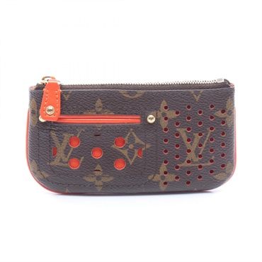 ルイ・ヴィトン ポシェット クレ オランジュ キーリング付き コインケース 財布 レディース M95222