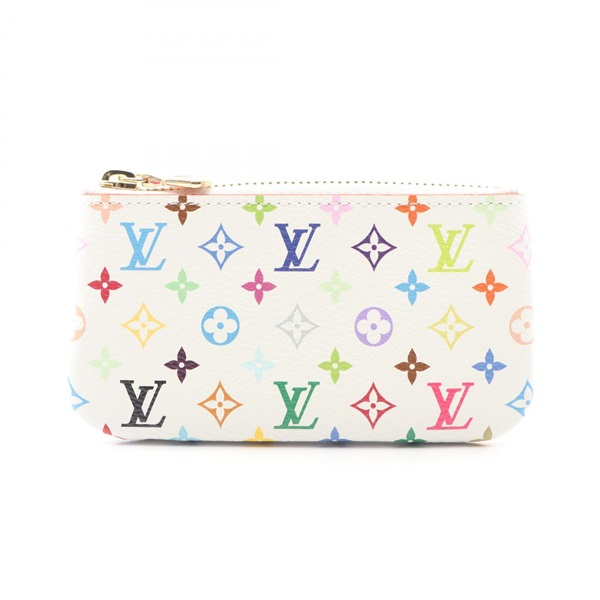 ルイ・ヴィトン LV × TM カードキーケース ポシェット クレ キーリング付き コインケース 財布 レディース M28388