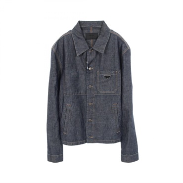 プラダ シャンブレーブルゾン デニムジャケット 衣料品 アウター メンズ GBE254