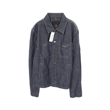 プラダ シャンブレーブルゾン デニムジャケット 衣料品 アウター メンズ GBE254