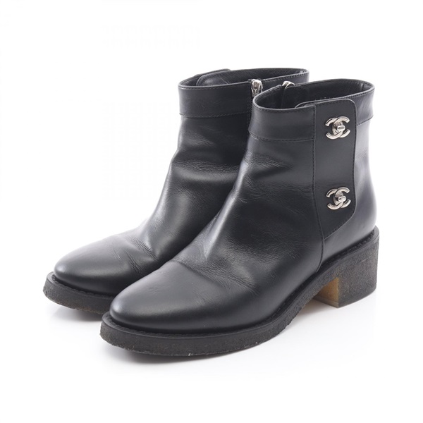 シャネル ココマーク ショート ブーツ 靴 レディース