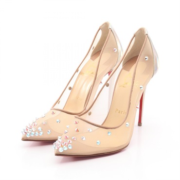 クリスチャンルブタン メッシュ パンプス 靴 レディース