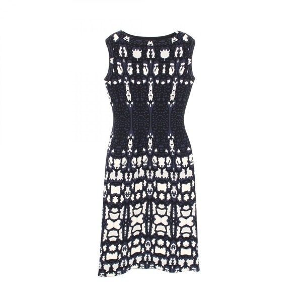 ALAIA 総柄 ノースリーブ ワンピース 衣料品 トップス レディース