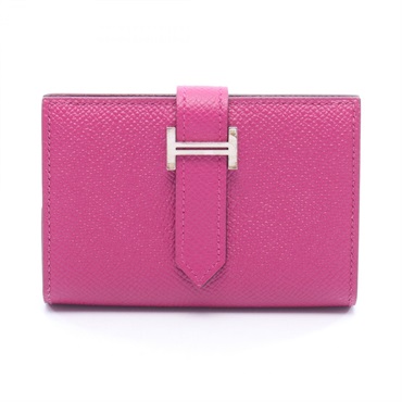 エルメス ベアンミニ ローズパープル カードケース アクセサリー レディース