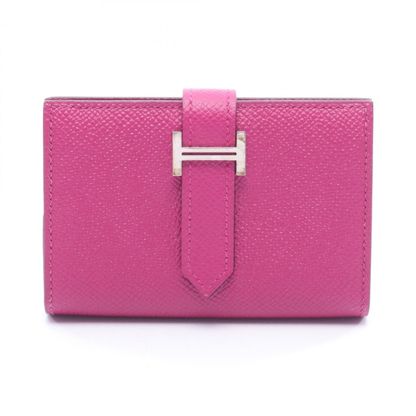 エルメス ベアンミニ ローズパープル カードケース アクセサリー レディース