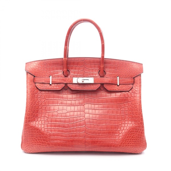 エルメス バーキン35 ルージュアッシュ ハンドバッグ バッグ レディース