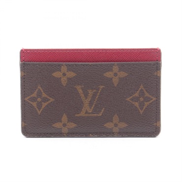 ルイ・ヴィトン ポルト カルト サーンプル モノグラム フューシャ カードケース アクセサリー レディース M60703