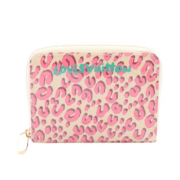 ルイ・ヴィトン ジッピー コインパース モノグラムヴェルニ レオパード ブロンコライユ コインケース 財布 レディース M91484