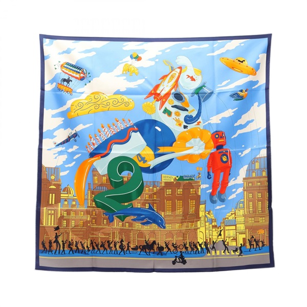 エルメス カレ90 HERMES PARADE スカーフ 衣料品 レディース