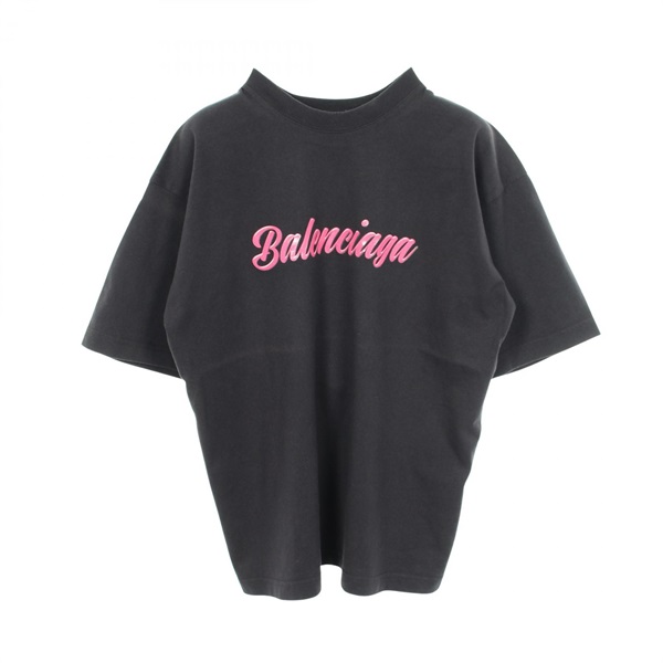 バレンシアガ ロゴ 半袖Tシャツ 衣料品 トップス メンズ レディース
