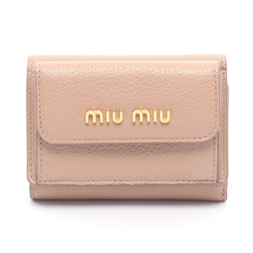 ミュウ ミュウ マドラス 三つ折り財布 財布 レディース