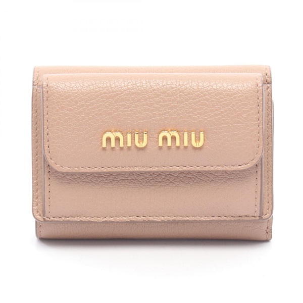 ミュウ ミュウ マドラス 三つ折り財布 財布 レディース