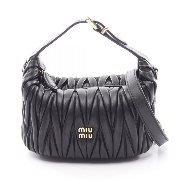 ミュウ ミュウ MATELASSE'MIU マテラッセ 2WAY ハンドバッグ バッグ レディース 5NE026