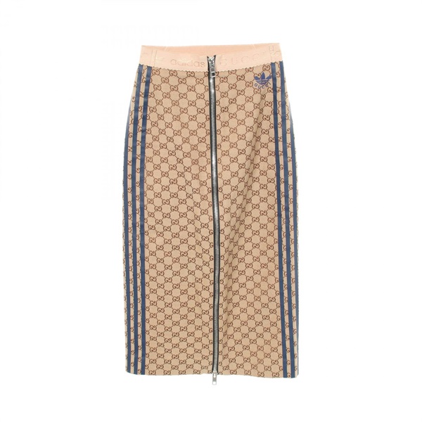 グッチ GUCCI × adidas GGキャンバス スカート 衣料品  ボトムス レディース
