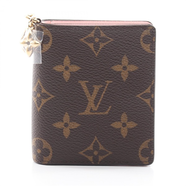ルイ・ヴィトン ポケットウォレット LV チャーム  二つ折り財布 財布 レディース M29059