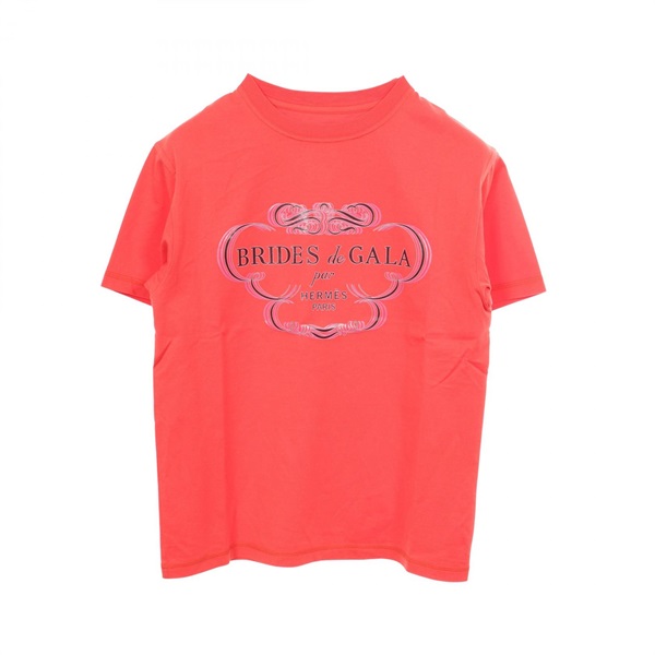 エルメス BRIDES de GALA プリント 半袖Tシャツ 衣料品 トップス レディース