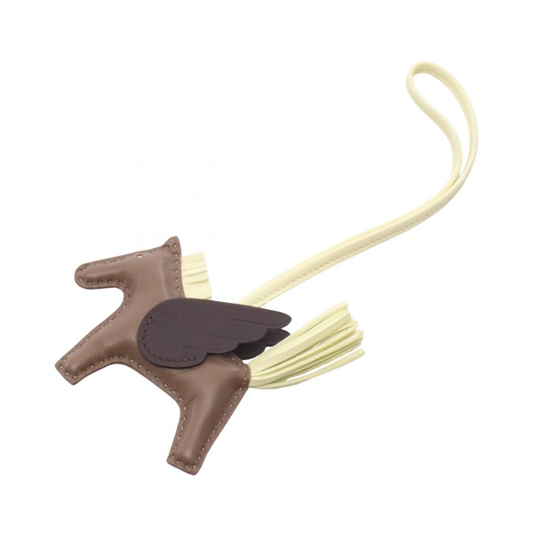 エルメス ロデオペガサスPM エトゥープ ジョーヌミルトン ルージュセリエ チャーム アクセサリー レディース