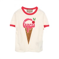 GUCCI アイスクリーム スパンコール TシャツXS 今日限定値下げ！ グッチ(GUCCI)グッチ アイスクリーム スパンコール ラインストーン
