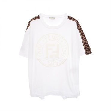 フェンディ FFロゴテープ オーバーサイズ 半袖Tシャツ 衣料品 トップス レディース
