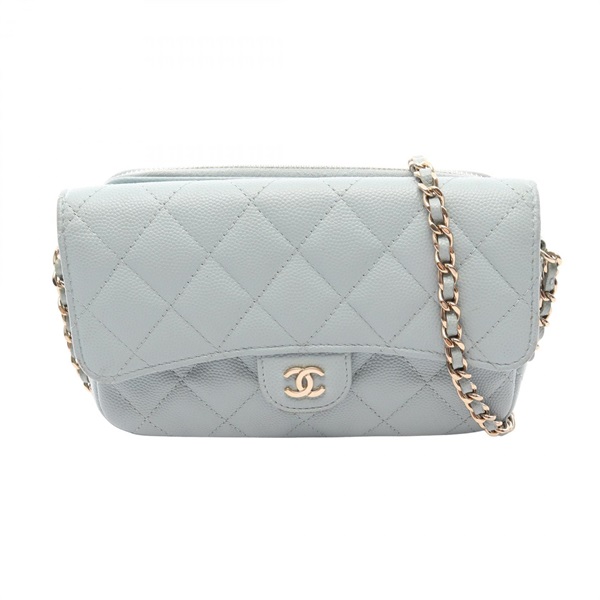 シャネル(CHANEL)シャネル マトラッセ チェーンフォンケースウォレット 
