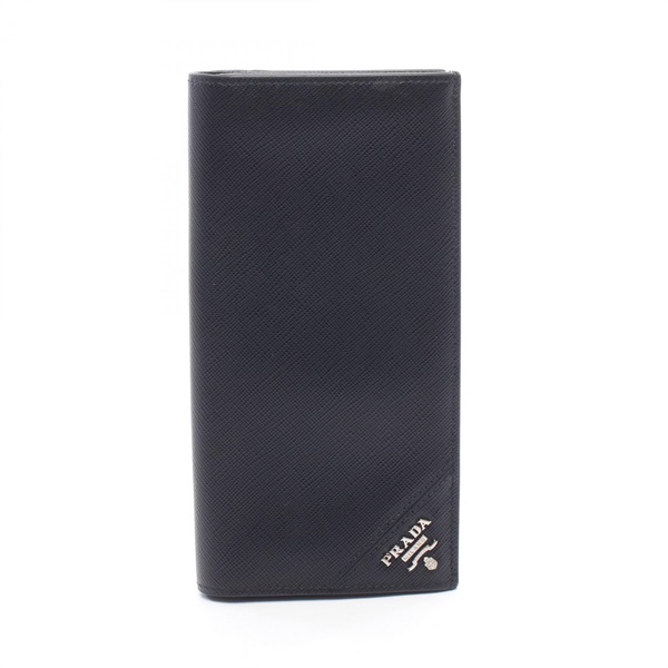プラダ SAFFIANO TRIANG 二つ折り長財布 財布 メンズ 2MV836