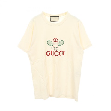 グッチ クラブマルチ テニス 刺繍 半袖Tシャツ 衣料品 トップス メンズ