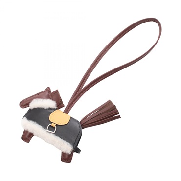 エルメス ロデオPM ロベオプラッシュ テール パイユ チャーム アクセサリー レディース