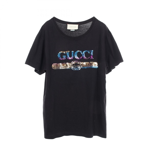 グッチ スパンコールロゴ カットソー 衣料品 トップス メンズ