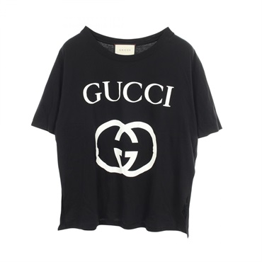 グッチ インターロッキングG サイドスリット 半袖Tシャツ 衣料品 トップス メンズ