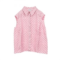 シャネル(CHANEL)シャネル ココマーク ドット ノースリーブ ブラウス