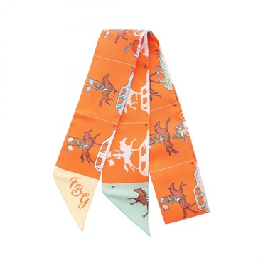 エルメス ツイリー リボン HERMES PARADE スカーフ 衣料品 レディース