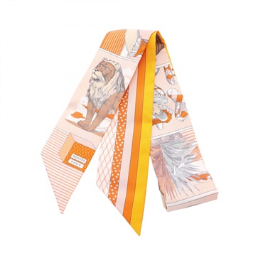 エルメス ツイリー GRAND THEATRE NOUVEAU リボン スカーフ 衣料品 レディース
