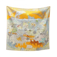 エルメス(HERMES)エルメス カレ90 Le Carnaval des Animaux スカーフ