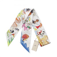 エルメス(HERMES)エルメス ツイリー ACADEMIA HIPPICA リボン スカーフ