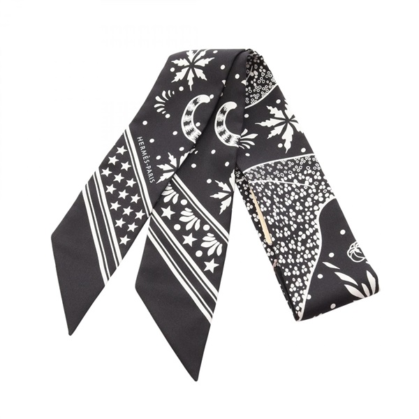 エルメス ツイリー Les Leopards Bandana スカーフ 衣料品 レディース