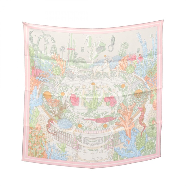 エルメス カレ70 Ex-Libris Atlantis スカーフ 衣料品 レディース