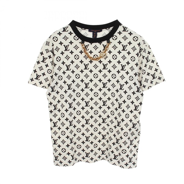 ルイ・ヴィトン 3Dモノグラム サークルチェーン 半袖Tシャツ 衣料品 トップス レディース RW232W AKA FPTS38