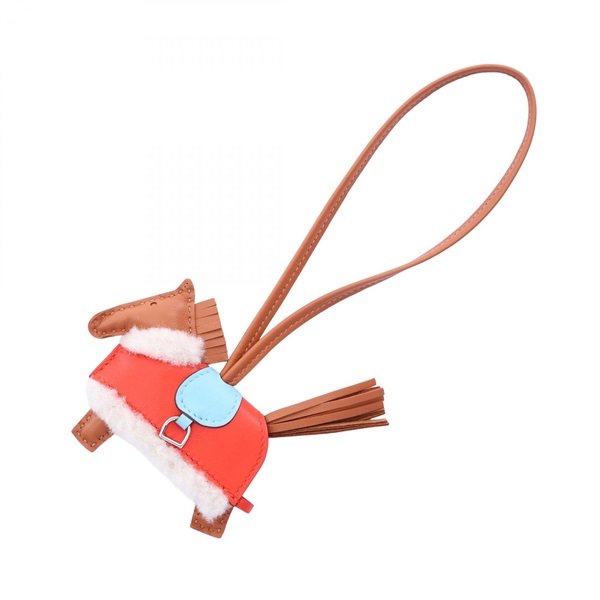 エルメス ロデオPM ロベオプラッシュ ゴールド カプシーヌ セレステ チャーム アクセサリー レディース